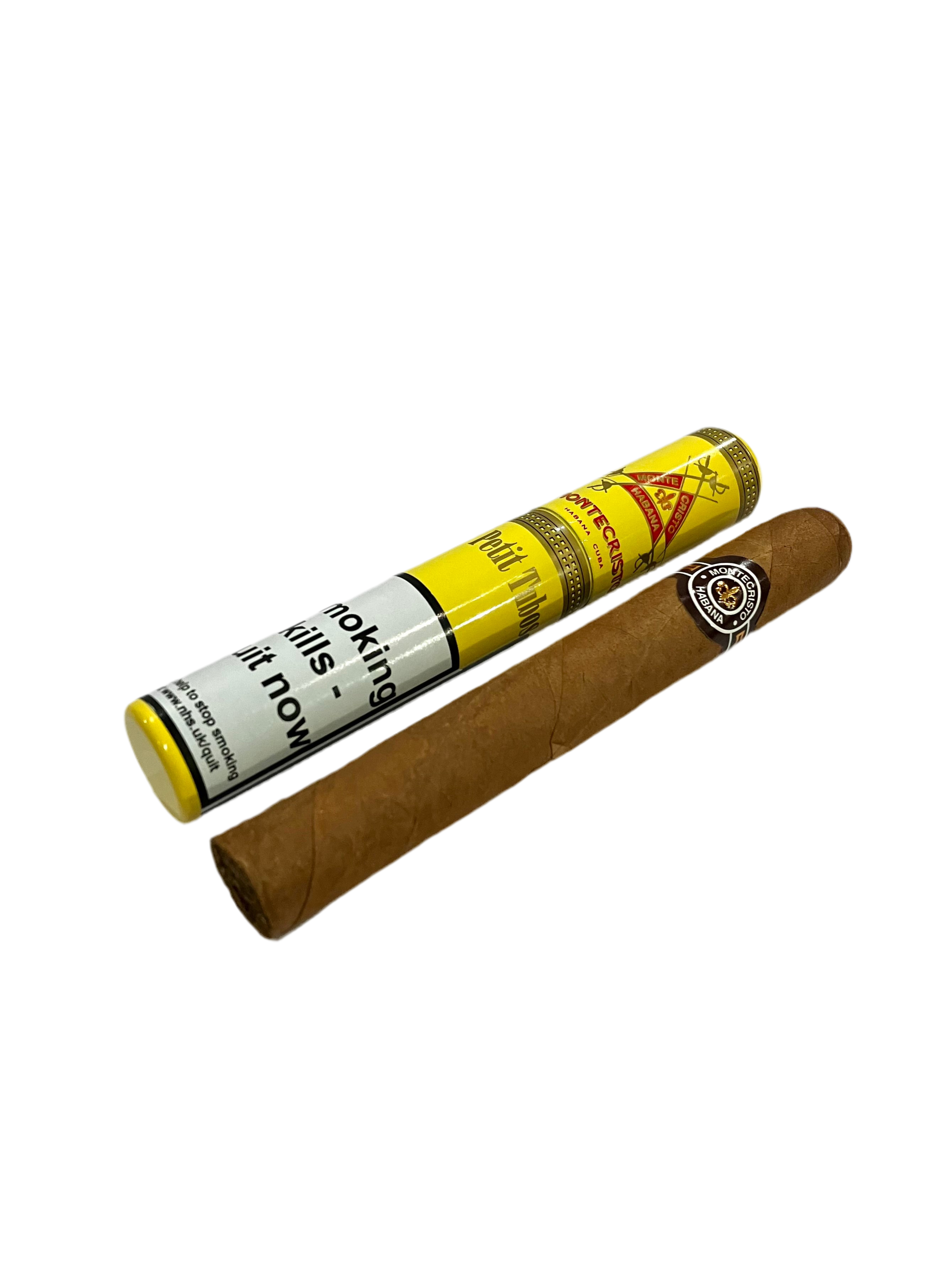 MONTECRISTO PETIT TUBOS CIGAR – SINGLE – Tobacco Shop Online